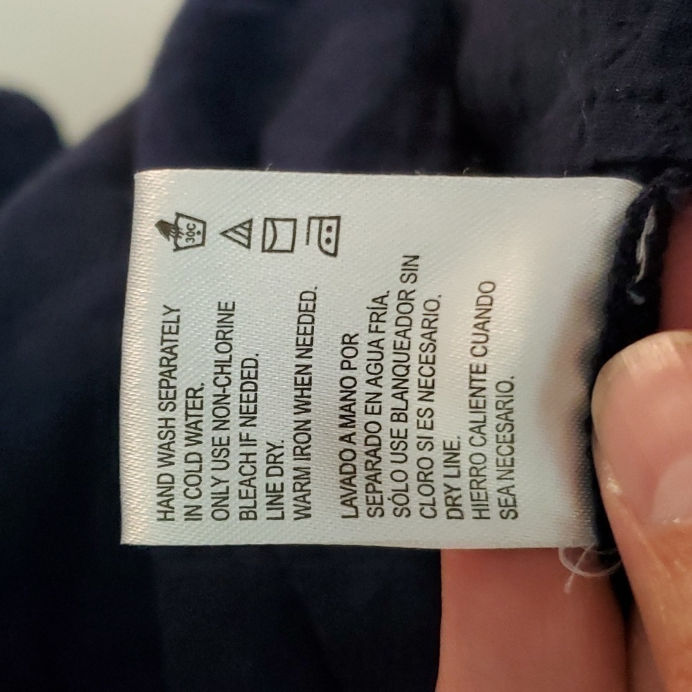 Bila Navy Embroidered Top XXL - Picture 6 of 7